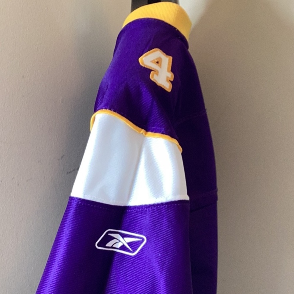 NFL Minnesota Vikings #4 Brett Favre Unisex Football Jersey - Picture 6 of 9